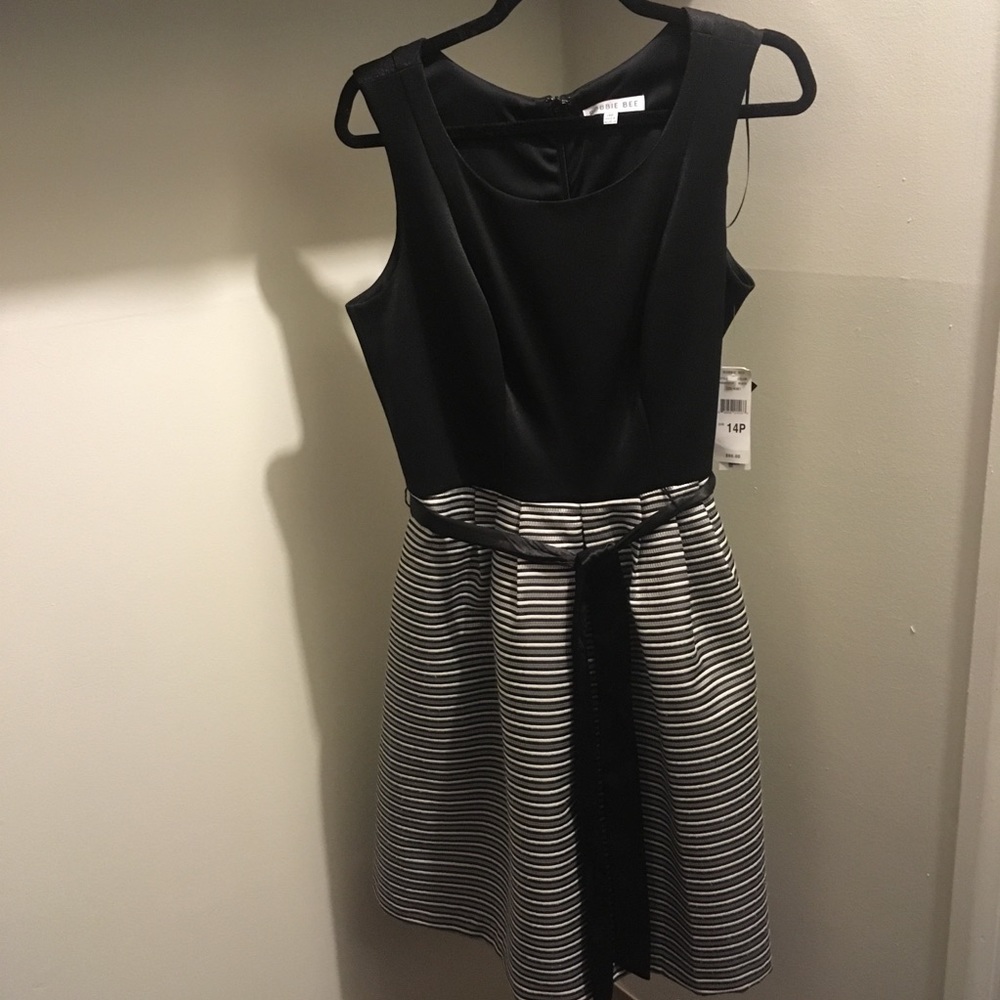 Semi Formal Black and Silver Dress